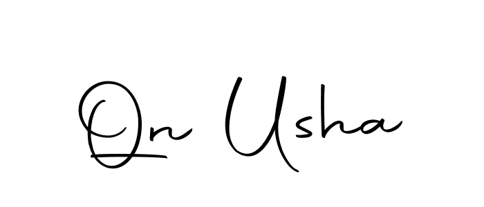 Also we have Qn Usha name is the best signature style. Create professional handwritten signature collection using Autography-DOLnW autograph style. Qn Usha signature style 10 images and pictures png