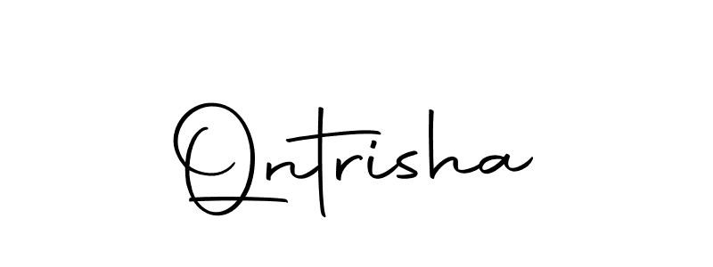 Make a beautiful signature design for name Qntrisha. With this signature (Autography-DOLnW) style, you can create a handwritten signature for free. Qntrisha signature style 10 images and pictures png