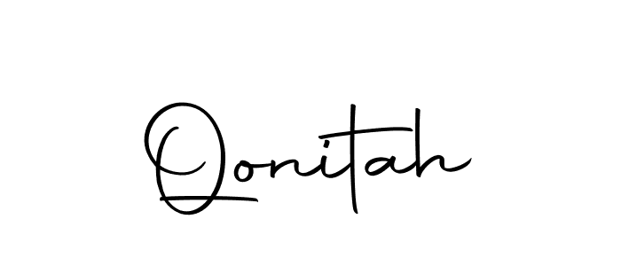 The best way (Autography-DOLnW) to make a short signature is to pick only two or three words in your name. The name Qonitah include a total of six letters. For converting this name. Qonitah signature style 10 images and pictures png