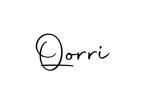 Use a signature maker to create a handwritten signature online. With this signature software, you can design (Autography-DOLnW) your own signature for name Qorri. Qorri signature style 10 images and pictures png