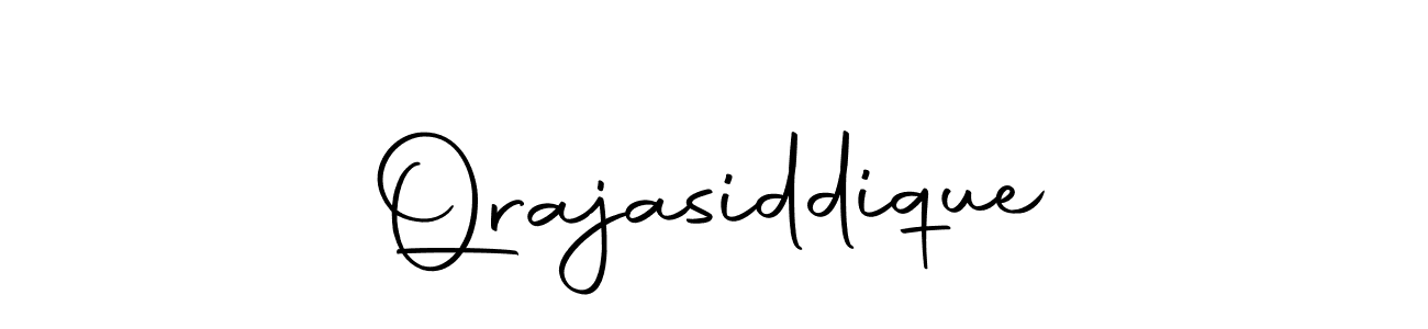 Design your own signature with our free online signature maker. With this signature software, you can create a handwritten (Autography-DOLnW) signature for name Qrajasiddique. Qrajasiddique signature style 10 images and pictures png