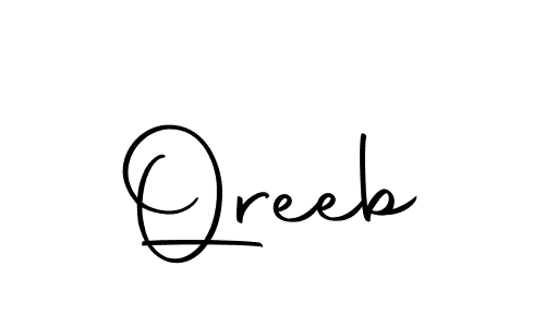 Qreeb stylish signature style. Best Handwritten Sign (Autography-DOLnW) for my name. Handwritten Signature Collection Ideas for my name Qreeb. Qreeb signature style 10 images and pictures png