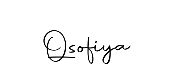 Use a signature maker to create a handwritten signature online. With this signature software, you can design (Autography-DOLnW) your own signature for name Qsofiya. Qsofiya signature style 10 images and pictures png