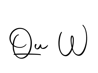 Make a short Qu W signature style. Manage your documents anywhere anytime using Autography-DOLnW. Create and add eSignatures, submit forms, share and send files easily. Qu W signature style 10 images and pictures png