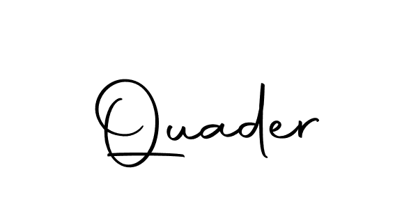 Similarly Autography-DOLnW is the best handwritten signature design. Signature creator online .You can use it as an online autograph creator for name Quader. Quader signature style 10 images and pictures png