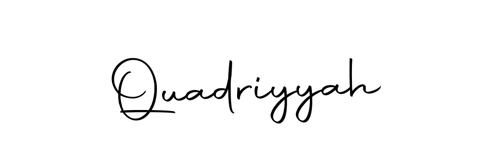 Make a beautiful signature design for name Quadriyyah. Use this online signature maker to create a handwritten signature for free. Quadriyyah signature style 10 images and pictures png