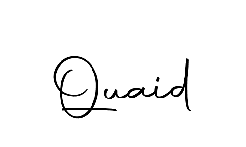 Make a beautiful signature design for name Quaid. With this signature (Autography-DOLnW) style, you can create a handwritten signature for free. Quaid signature style 10 images and pictures png