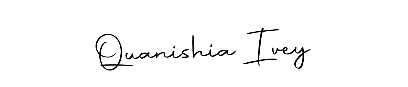 Design your own signature with our free online signature maker. With this signature software, you can create a handwritten (Autography-DOLnW) signature for name Quanishia Ivey. Quanishia Ivey signature style 10 images and pictures png