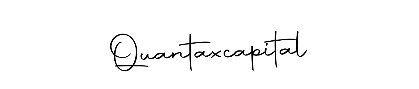 How to make Quantaxcapital name signature. Use Autography-DOLnW style for creating short signs online. This is the latest handwritten sign. Quantaxcapital signature style 10 images and pictures png