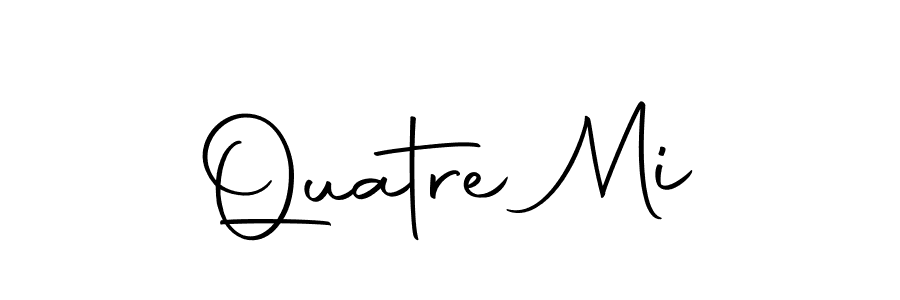 It looks lik you need a new signature style for name Quatre Mi. Design unique handwritten (Autography-DOLnW) signature with our free signature maker in just a few clicks. Quatre Mi signature style 10 images and pictures png