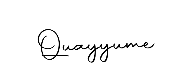 How to make Quayyume signature? Autography-DOLnW is a professional autograph style. Create handwritten signature for Quayyume name. Quayyume signature style 10 images and pictures png