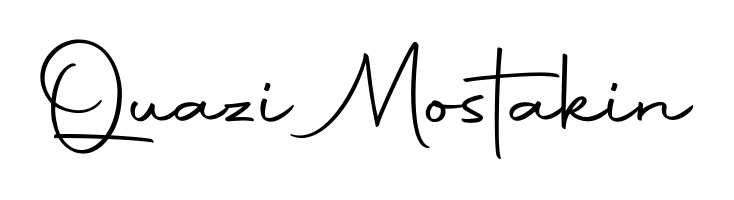 Get an exclusive digital autograph for Quazi Mostakin. The Autography-DOLnW typeface captures the charm of real penmanship on paper. Quazi Mostakin signature style 10 images and pictures png