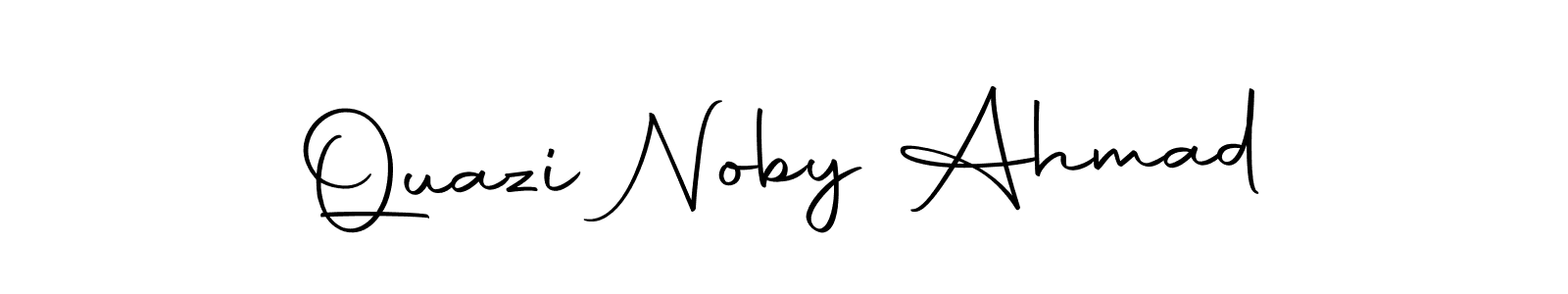 Create a beautiful signature design for name Quazi Noby Ahmad. With this signature (Autography-DOLnW) fonts, you can make a handwritten signature for free. Quazi Noby Ahmad signature style 10 images and pictures png