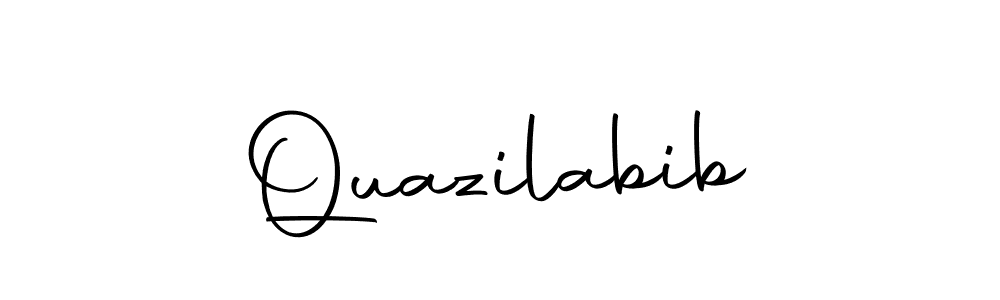 How to make Quazilabib signature? Autography-DOLnW is a professional autograph style. Create handwritten signature for Quazilabib name. Quazilabib signature style 10 images and pictures png