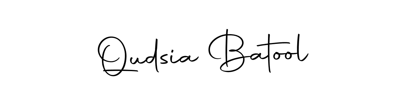 Make a beautiful signature design for name Qudsia Batool. Use this online signature maker to create a handwritten signature for free. Qudsia Batool signature style 10 images and pictures png
