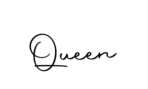 Design your own signature with our free online signature maker. With this signature software, you can create a handwritten (Autography-DOLnW) signature for name Queen. Queen signature style 10 images and pictures png