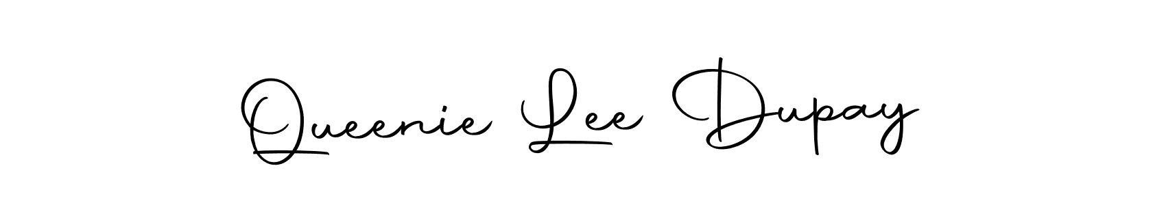 Use a signature maker to create a handwritten signature online. With this signature software, you can design (Autography-DOLnW) your own signature for name Queenie Lee Dupay. Queenie Lee Dupay signature style 10 images and pictures png
