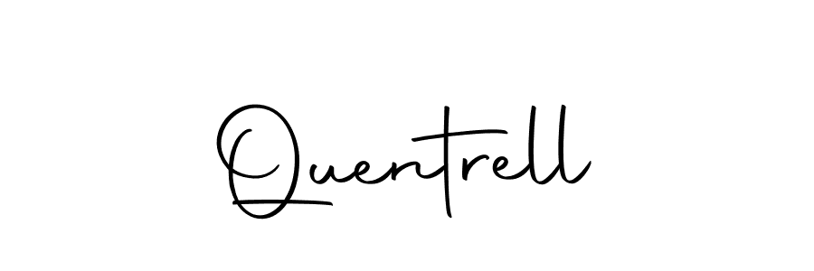 Create a beautiful signature design for name Quentrell. With this signature (Autography-DOLnW) fonts, you can make a handwritten signature for free. Quentrell signature style 10 images and pictures png