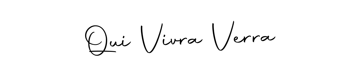 This is the best signature style for the Qui Vivra Verra name. Also you like these signature font (Autography-DOLnW). Mix name signature. Qui Vivra Verra signature style 10 images and pictures png