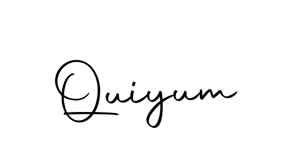 Quiyum stylish signature style. Best Handwritten Sign (Autography-DOLnW) for my name. Handwritten Signature Collection Ideas for my name Quiyum. Quiyum signature style 10 images and pictures png