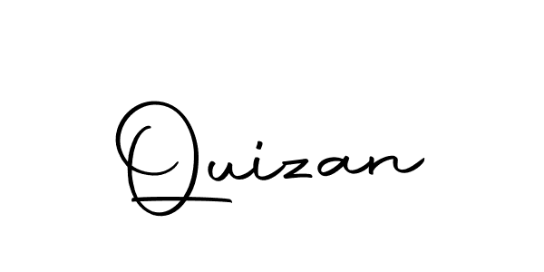 You should practise on your own different ways (Autography-DOLnW) to write your name (Quizan) in signature. don't let someone else do it for you. Quizan signature style 10 images and pictures png