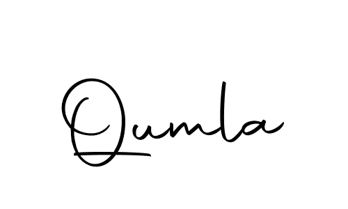 Qumla stylish signature style. Best Handwritten Sign (Autography-DOLnW) for my name. Handwritten Signature Collection Ideas for my name Qumla. Qumla signature style 10 images and pictures png