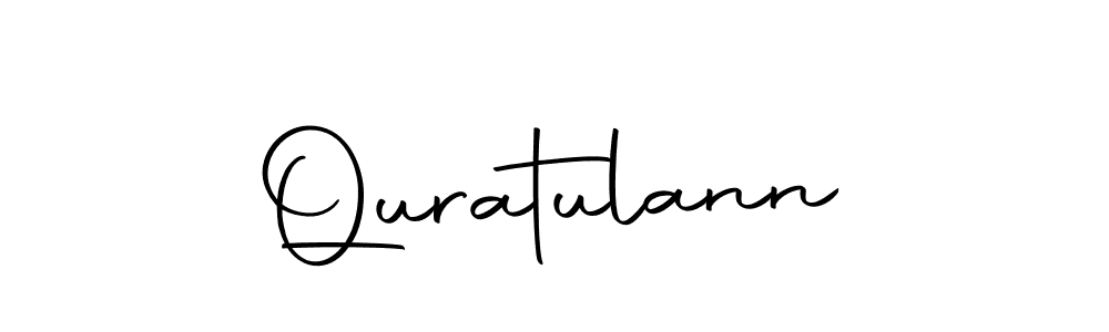Use a signature maker to create a handwritten signature online. With this signature software, you can design (Autography-DOLnW) your own signature for name Quratulann. Quratulann signature style 10 images and pictures png
