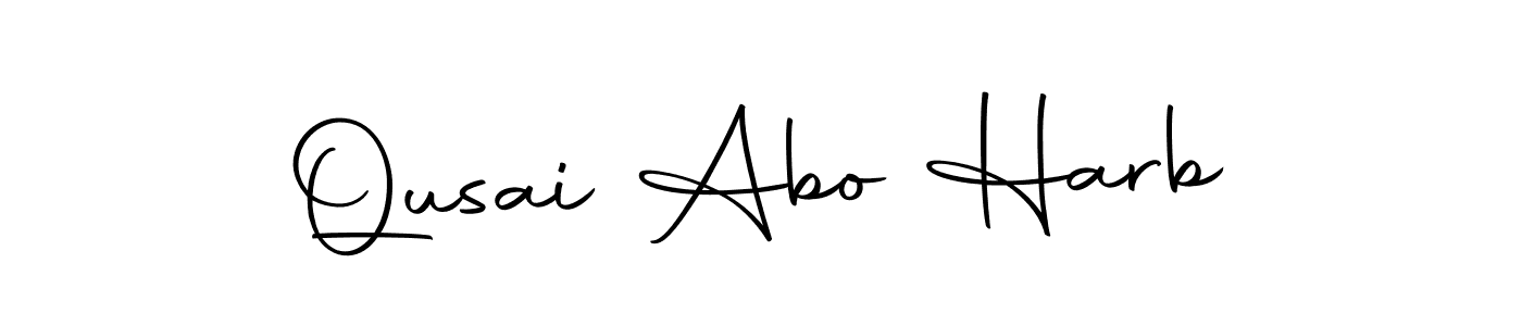 This is the best signature style for the Qusai Abo Harb name. Also you like these signature font (Autography-DOLnW). Mix name signature. Qusai Abo Harb signature style 10 images and pictures png