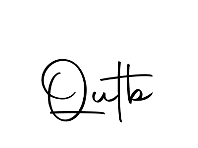 Make a beautiful signature design for name Qutb. With this signature (Autography-DOLnW) style, you can create a handwritten signature for free. Qutb signature style 10 images and pictures png