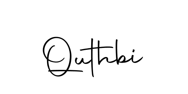 Design your own signature with our free online signature maker. With this signature software, you can create a handwritten (Autography-DOLnW) signature for name Quthbi. Quthbi signature style 10 images and pictures png