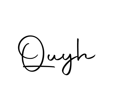 Quyh stylish signature style. Best Handwritten Sign (Autography-DOLnW) for my name. Handwritten Signature Collection Ideas for my name Quyh. Quyh signature style 10 images and pictures png