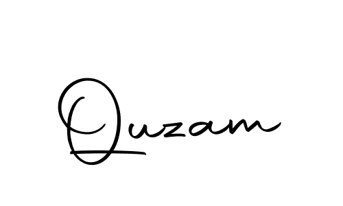 Quzam stylish signature style. Best Handwritten Sign (Autography-DOLnW) for my name. Handwritten Signature Collection Ideas for my name Quzam. Quzam signature style 10 images and pictures png