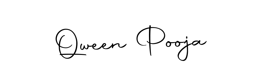 How to make Qween Pooja signature? Autography-DOLnW is a professional autograph style. Create handwritten signature for Qween Pooja name. Qween Pooja signature style 10 images and pictures png
