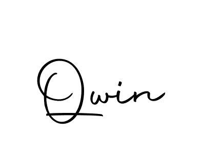 Also we have Qwin name is the best signature style. Create professional handwritten signature collection using Autography-DOLnW autograph style. Qwin signature style 10 images and pictures png