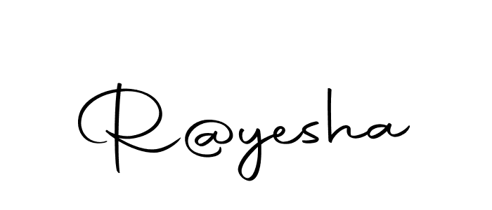 Also we have R@yesha name is the best signature style. Create professional handwritten signature collection using Autography-DOLnW autograph style. R@yesha signature style 10 images and pictures png