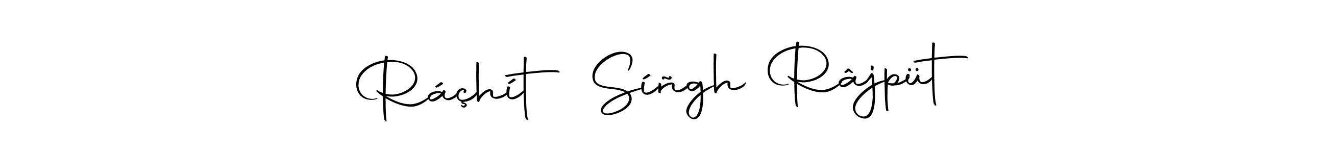 Create a beautiful signature design for name Ráçhít Síñgh Râjpüt. With this signature (Autography-DOLnW) fonts, you can make a handwritten signature for free. Ráçhít Síñgh Râjpüt signature style 10 images and pictures png