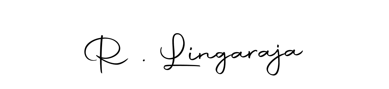 Design your own signature with our free online signature maker. With this signature software, you can create a handwritten (Autography-DOLnW) signature for name R . Lingaraja. R . Lingaraja signature style 10 images and pictures png