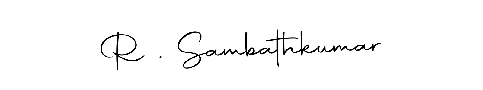 R . Sambathkumar stylish signature style. Best Handwritten Sign (Autography-DOLnW) for my name. Handwritten Signature Collection Ideas for my name R . Sambathkumar. R . Sambathkumar signature style 10 images and pictures png