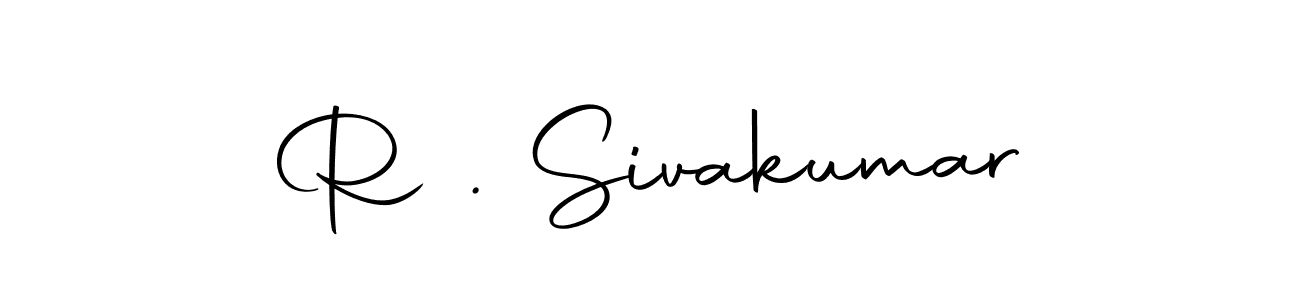 You can use this online signature creator to create a handwritten signature for the name R . Sivakumar. This is the best online autograph maker. R . Sivakumar signature style 10 images and pictures png