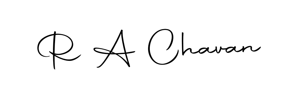 R A Chavan stylish signature style. Best Handwritten Sign (Autography-DOLnW) for my name. Handwritten Signature Collection Ideas for my name R A Chavan. R A Chavan signature style 10 images and pictures png