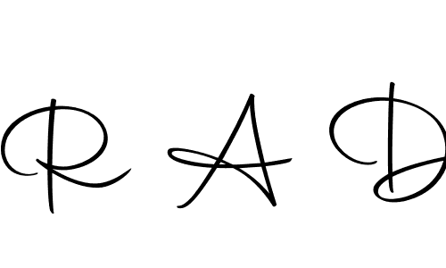 Here are the top 10 professional signature styles for the name R A D. These are the best autograph styles you can use for your name. R A D signature style 10 images and pictures png