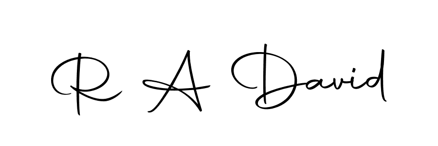 Make a beautiful signature design for name R A David. Use this online signature maker to create a handwritten signature for free. R A David signature style 10 images and pictures png