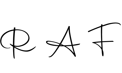 Use a signature maker to create a handwritten signature online. With this signature software, you can design (Autography-DOLnW) your own signature for name R A F. R A F signature style 10 images and pictures png