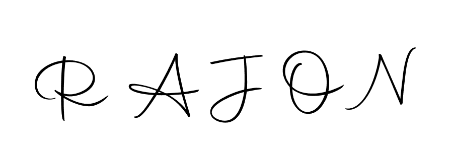 Make a beautiful signature design for name R A J O N. With this signature (Autography-DOLnW) style, you can create a handwritten signature for free. R A J O N signature style 10 images and pictures png