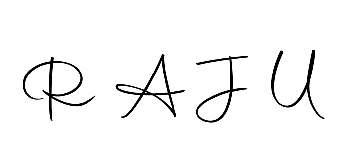 if you are searching for the best signature style for your name R A J U. so please give up your signature search. here we have designed multiple signature styles  using Autography-DOLnW. R A J U signature style 10 images and pictures png