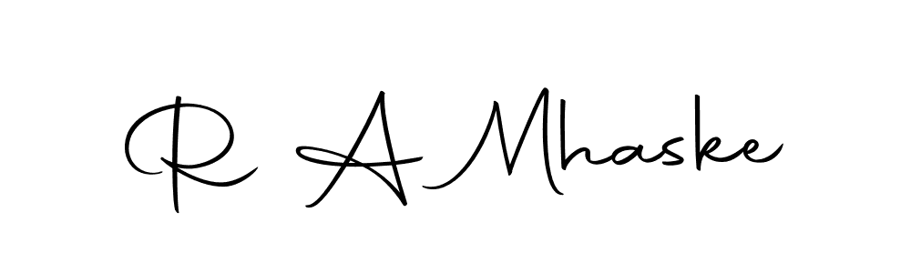 Autography-DOLnW is a professional signature style that is perfect for those who want to add a touch of class to their signature. It is also a great choice for those who want to make their signature more unique. Get R A Mhaske name to fancy signature for free. R A Mhaske signature style 10 images and pictures png