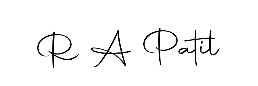 R A Patil stylish signature style. Best Handwritten Sign (Autography-DOLnW) for my name. Handwritten Signature Collection Ideas for my name R A Patil. R A Patil signature style 10 images and pictures png