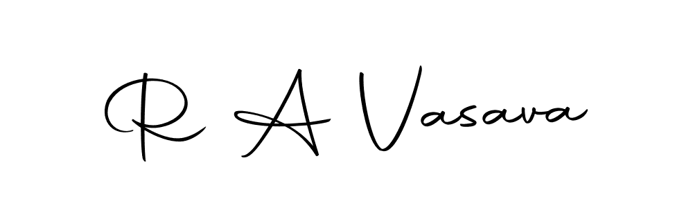 Design your own signature with our free online signature maker. With this signature software, you can create a handwritten (Autography-DOLnW) signature for name R A Vasava. R A Vasava signature style 10 images and pictures png