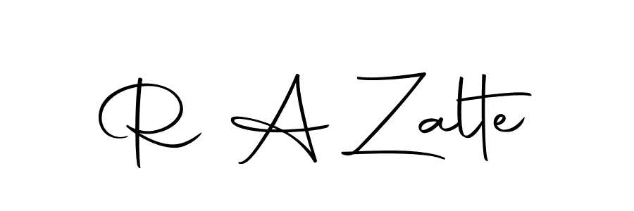 R A Zalte stylish signature style. Best Handwritten Sign (Autography-DOLnW) for my name. Handwritten Signature Collection Ideas for my name R A Zalte. R A Zalte signature style 10 images and pictures png