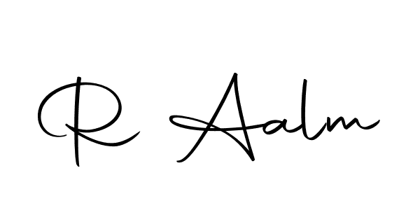 Also we have R Aalm name is the best signature style. Create professional handwritten signature collection using Autography-DOLnW autograph style. R Aalm signature style 10 images and pictures png